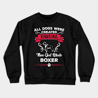 Boxer Crewneck Sweatshirt